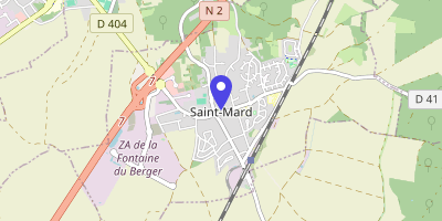Carte OpenStreetMap — 11 rue de la Mairie, Saint-Mard