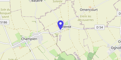 Carte OpenStreetMap — 23 rue Principale, Solente