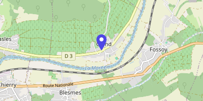 Carte OpenStreetMap — 35 rue de Château-Thierry, Gland