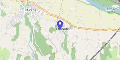 Carte OpenStreetMap — 1 place de la Porte-du-Bayard, Chabrillan