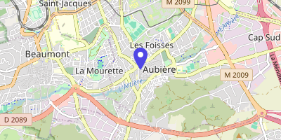 Carte OpenStreetMap — Place de l'Hôtel-de-Ville, Aubière