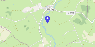 Carte OpenStreetMap — Rue George-Sand, Rezay
