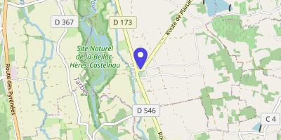 Carte OpenStreetMap — Place de la Mairie, Jû-Belloc