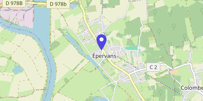 Carte OpenStreetMap — Rue Auguste-Noirot, Épervans