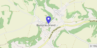 Carte OpenStreetMap — 1 rue du Bas, Bussy-le-Grand