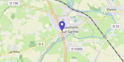 Carte OpenStreetMap — Place de la Libération, Beaumont-sur-Sarthe