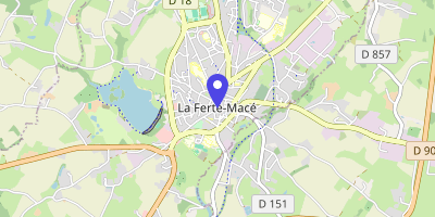 Carte OpenStreetMap — Place de la République, La Ferté-Macé