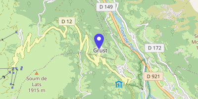 Carte OpenStreetMap — 12 chemin des lavoirs, Grust
