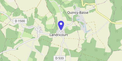 Carte OpenStreetMap — 17 Grande rue, Landricourt