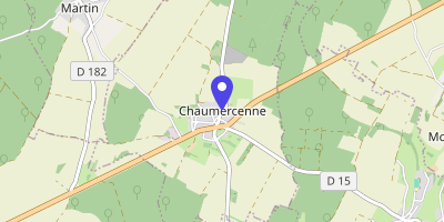 Carte OpenStreetMap — 4 bis rue du Vieux-Château, Chaumercenne