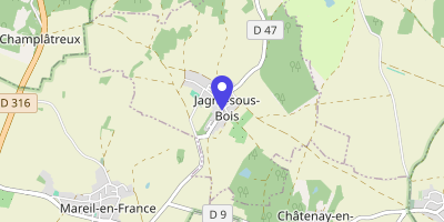 Carte OpenStreetMap — 7 rue Chef-de-Ville, Jagny-sous-Bois