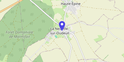 Carte OpenStreetMap — 2 rue Verte, La Neuville-sur-Oudeuil