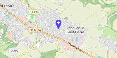 Carte OpenStreetMap — 331 rue de la république, Franqueville-Saint-Pierre