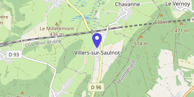 Carte OpenStreetMap — 3 Grande-Rue, Villers-sur-Saulnot