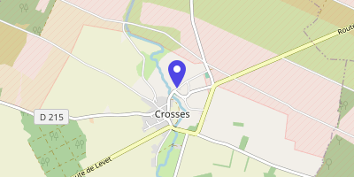 Carte OpenStreetMap — 9 rue de l'École, Crosses