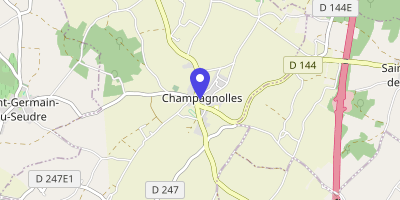 Carte OpenStreetMap — 1 parc de la Mairie, Champagnolles