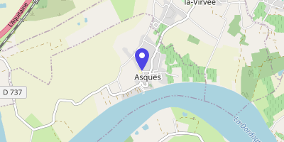 Carte OpenStreetMap — 95 rue de l'École, Asques