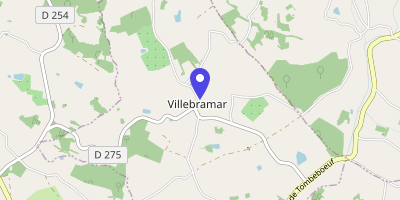Carte OpenStreetMap — 34 place Henri-IV, Villebramar