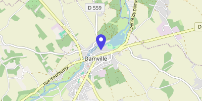 Carte OpenStreetMap — 51 rue Sylvain-Lagescarde, Mesnils-sur-Iton