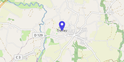 Carte OpenStreetMap — 1 place Général-de-Gaulle, Tréflez