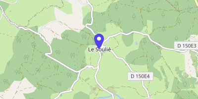Carte OpenStreetMap — Place de la Mairie, Le Soulié