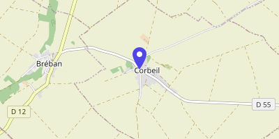 Carte OpenStreetMap — 1 rue de la Cruchière, Corbeil