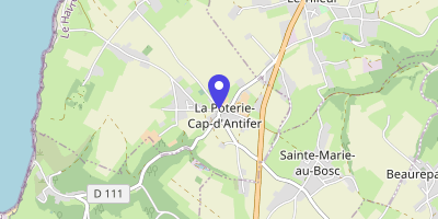 Carte OpenStreetMap — 2 place de la Mairie, La Poterie-Cap-d'Antifer