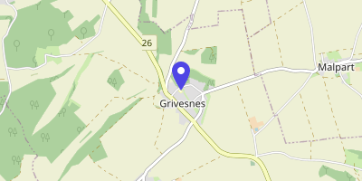 Carte OpenStreetMap — Place de Rouen, Grivesnes