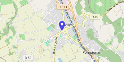 Carte OpenStreetMap — 4 avenue de la République, Grisolles