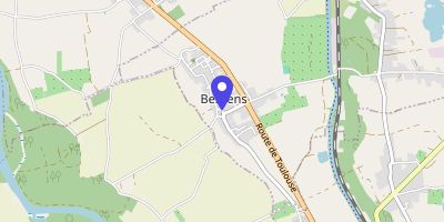 Carte OpenStreetMap — 6 place de la Fraternité, Bessens