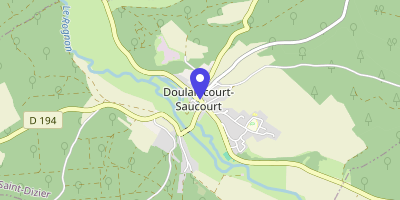 Carte OpenStreetMap — 1 place Charles-de-Gaulle, Doulaincourt-Saucourt