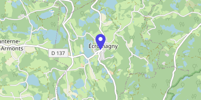 Carte OpenStreetMap — 1 place du Souvenir, Écromagny