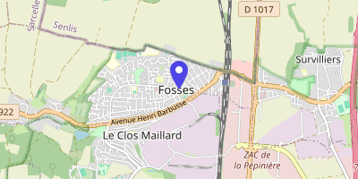 Carte OpenStreetMap — 1 place du 19-Mars-1962, Fosses