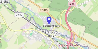 Carte OpenStreetMap — 9 avenue du Président-Roosevelt, Bouttencourt