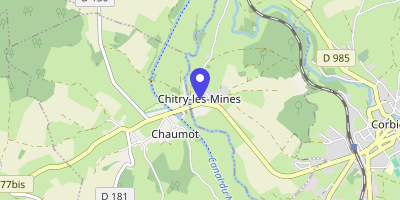 Carte OpenStreetMap — 8 rue de Marigny-sur-Yonne, Chitry-les-Mines