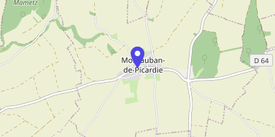 Carte OpenStreetMap — 23 Grande-Rue, Montauban-de-Picardie