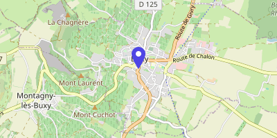 Carte OpenStreetMap — 25 rue de Baranges, Buxy