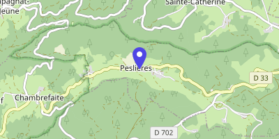 Carte OpenStreetMap — 1 impasse de la mairie, Peslières