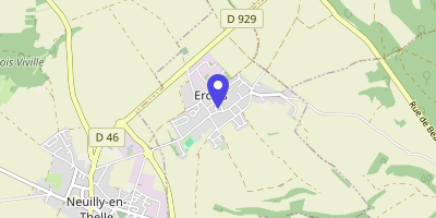 Carte OpenStreetMap — Place Charles-De-Gaulle, Ercuis