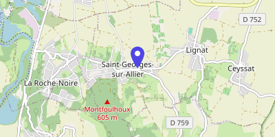Carte OpenStreetMap — 3 route de Lignat, Saint-Georges-sur-Allier