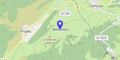 Carte OpenStreetMap — Le Village, Montaillou