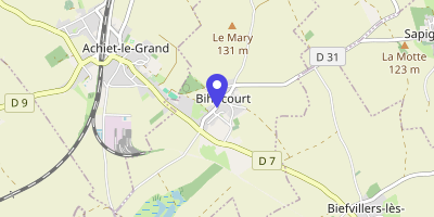 Carte OpenStreetMap — Rue Marcel-Lejosne, Bihucourt