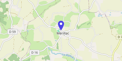 Carte OpenStreetMap — 2 rue de la mairie, Mérillac