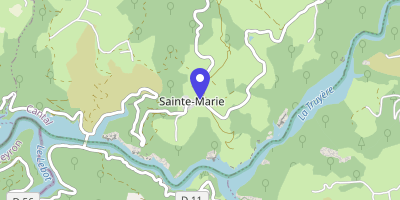 Carte OpenStreetMap — Le Bourg, Sainte-Marie