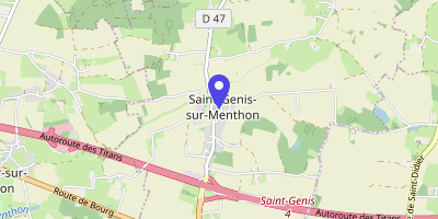 Carte OpenStreetMap — 17 place de la Mairie, Saint-Genis-sur-Menthon