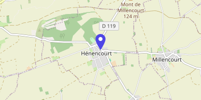 Carte OpenStreetMap — 14 rue Neuve, Hénencourt