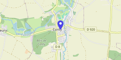 Carte OpenStreetMap — Rue de la Poste, Conty
