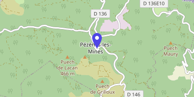 Carte OpenStreetMap — Le Village, Pézènes-les-Mines