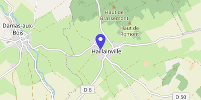Carte OpenStreetMap — 16 route de Damas, Haillainville
