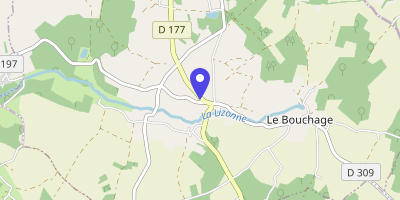 Carte OpenStreetMap — 4 la Grange, Le Bouchage